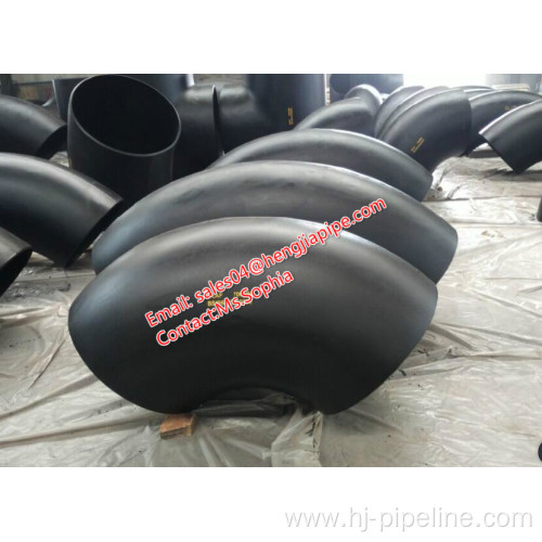 black paiting welded elbow 90deg SCH40